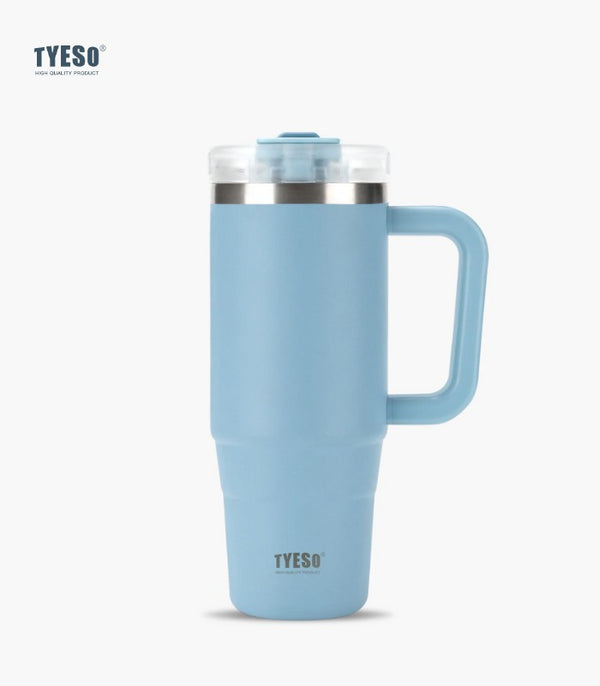 MUG Isotherme Premium - TYESO® AURA Collection 30oz (900ML)  - Tumbler Inox & Paille Flip-Lid