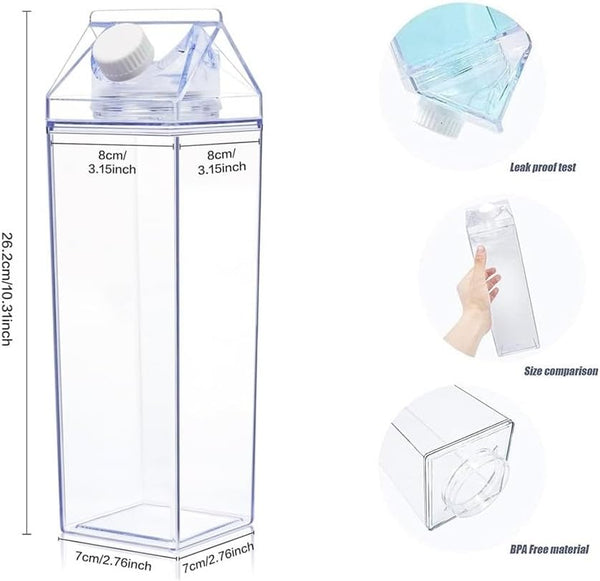 Bouteille de Jus/Lait en Plexi 1L