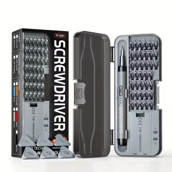 Kit Tournevis Électrique de Précision 46-en-1 Rechargeable USB-C