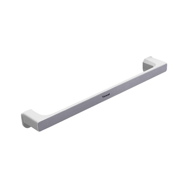 Porte serviette Solide sans perçage - Gris