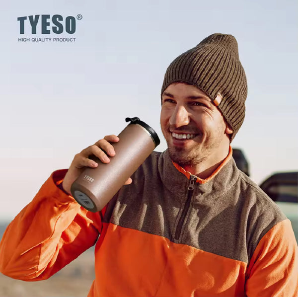 Thermos & cafetière à piston 2 en 1 - TYESO 600ml