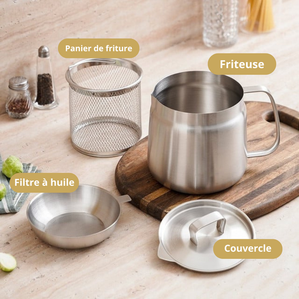 Friteuse Intelligente en Inox - 2 Litres