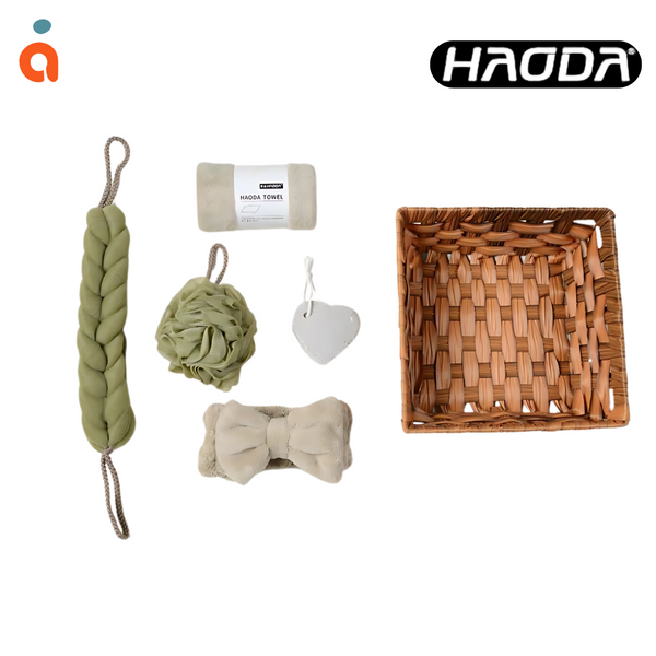 Coffret  Bain & Spa HAODA 5 Pcs - Green Touch