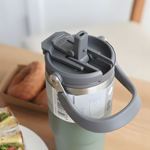 MUG Isotherme Premium Inox - TYESO® ROAM (900ML)  - KAKI