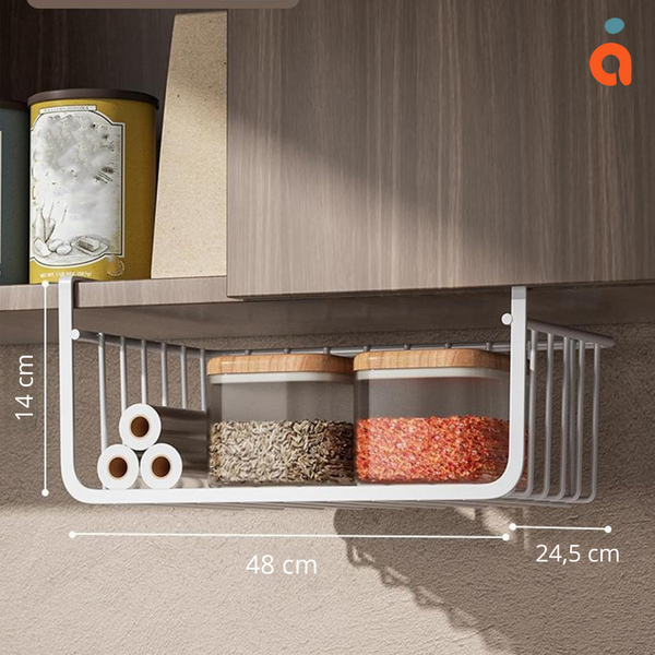 Étagère d’appoint pour placard – Large 48×24,5×14 cm