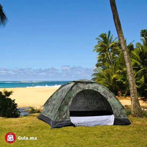 Tente Militaire Camping Plage pliable 4 personnes