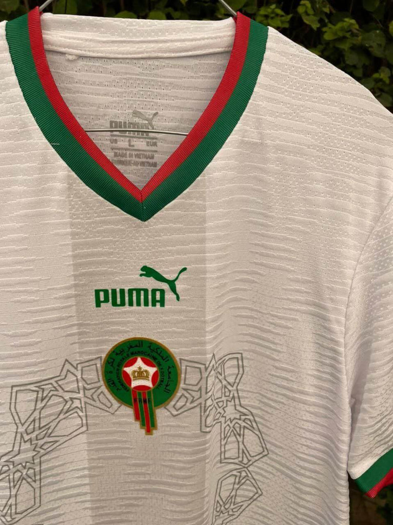 Maillot Equipe du Maroc - Coupe du monde Qatar 2022 - Blanc – Gula
