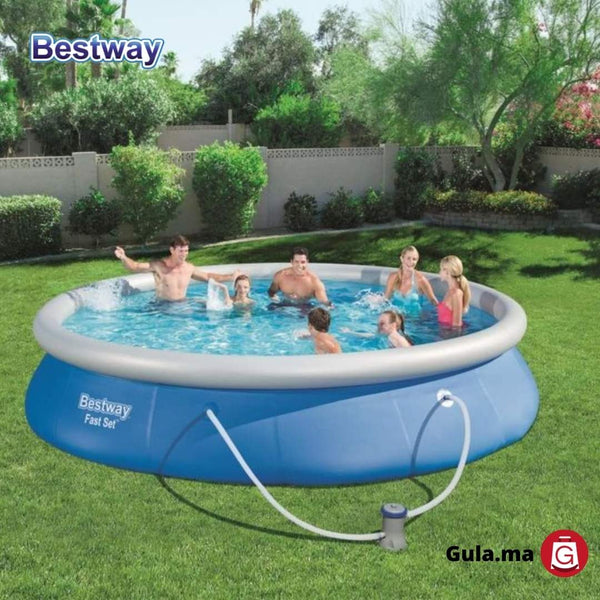 Piscine Hors Sol - Fast Set 4,57m Ø  x 84cm  - Bestway®