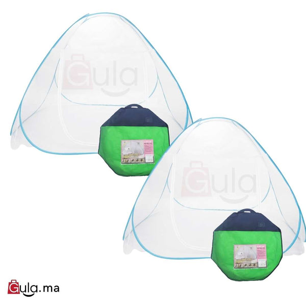 Moustiquaire pliable pour lit 2 places