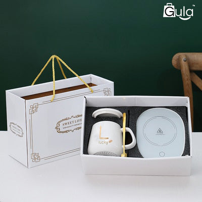 Coffret Cadeau : Tasse Chauffante électrique – Gula Market®